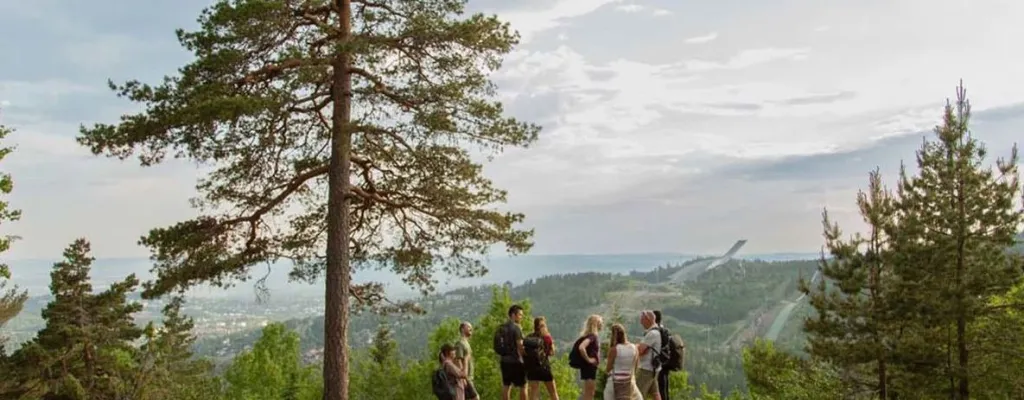 Top of Oslo hike with a view