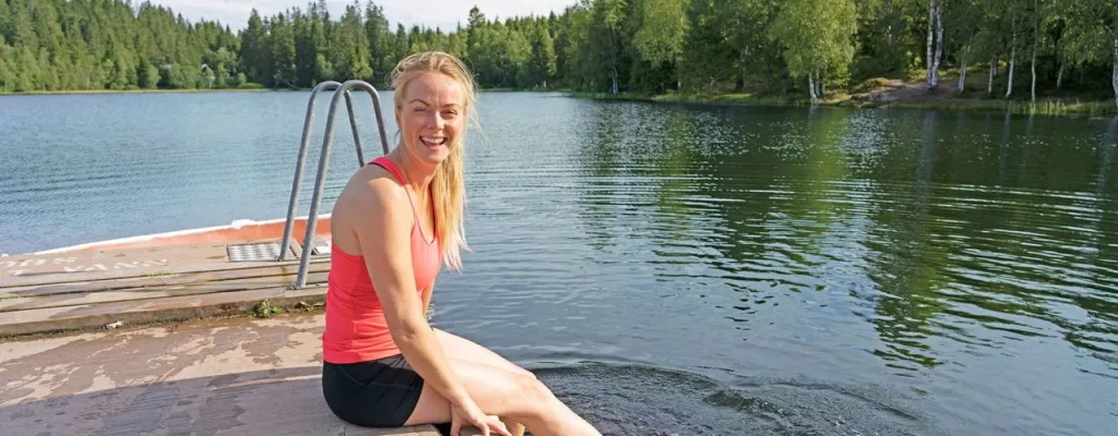 When in Norway: Refreshing hike in the forest ouside of Oslo