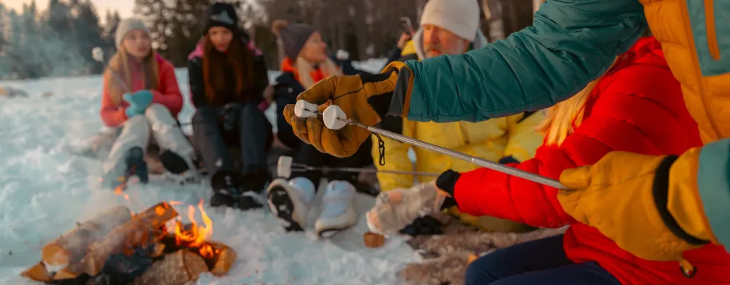 When in Norway: Lake Walk, Cozy Campfire and Norwegian Treats