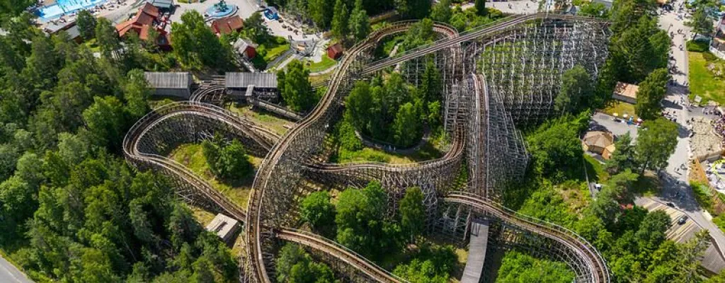 Package with Norway´s biggest amusement park Tusenfryd
