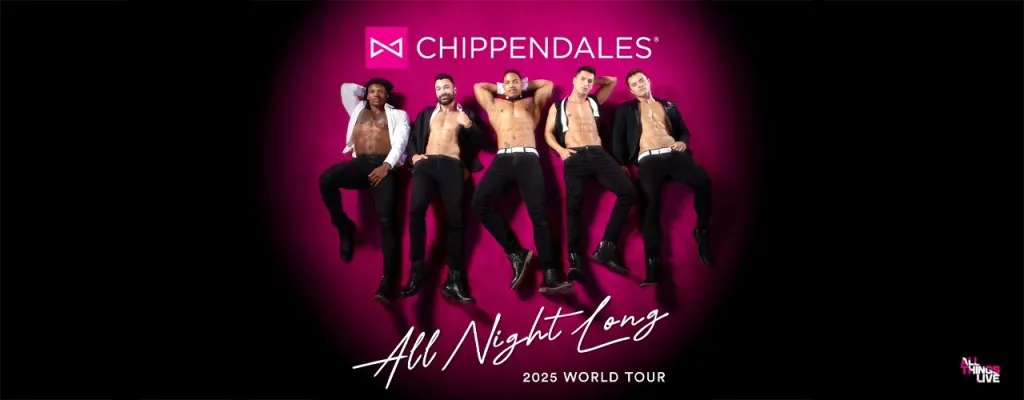 Chippendales 2025, Kristiansand - Dinner and hotel package
