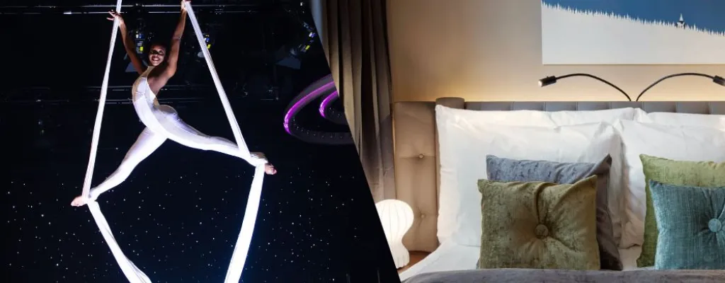 EARLY BIRD New Year's Eve show, dinner and overnight stay