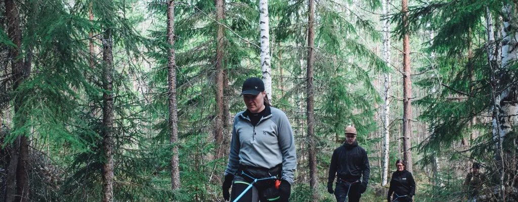 Husky-Hiking - hike in swedish nature with a racing dog!