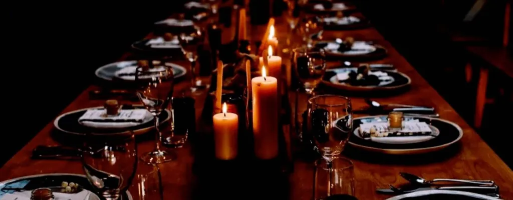 Dinner in the Dark in Old Town, Stockholm