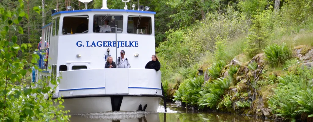 Day cruise on Svartån, Hjälmaren and Hjälmare canal with M/S Lagerbjelke