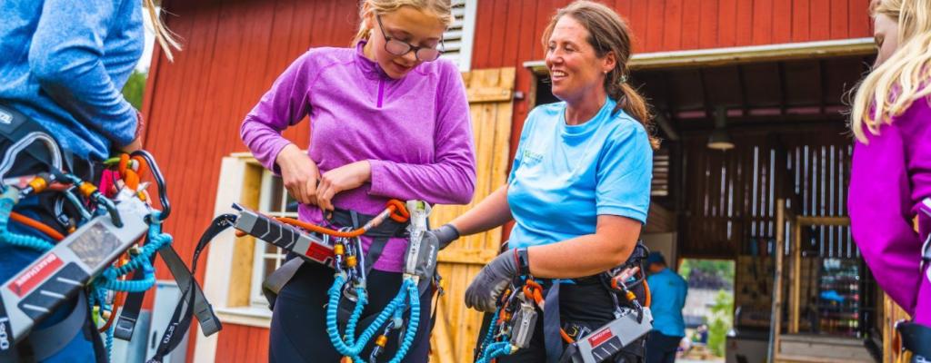 Via Ferrata - experience the Italian iron route in the mountain wall at Brekke Sluser