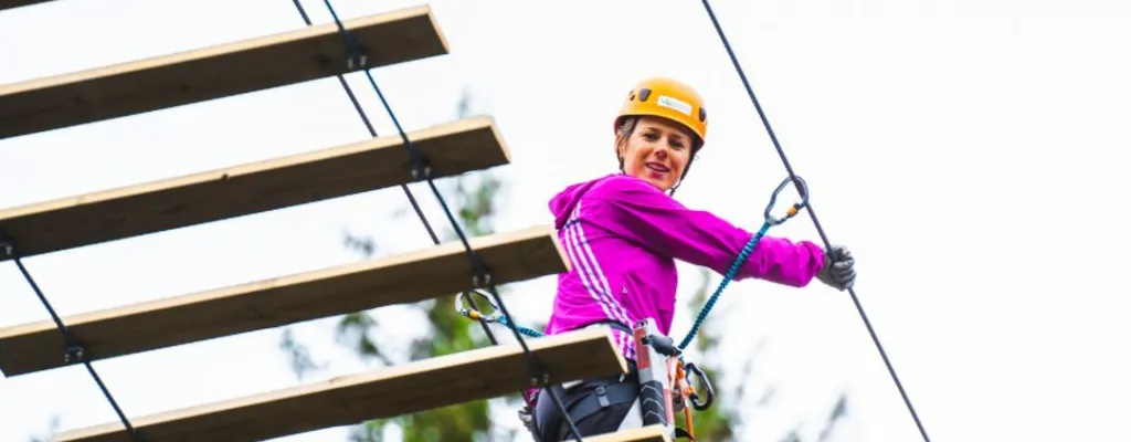 Via Ferrata Haldenkanalen - an airy experience for the whole family in Brekke Sluser