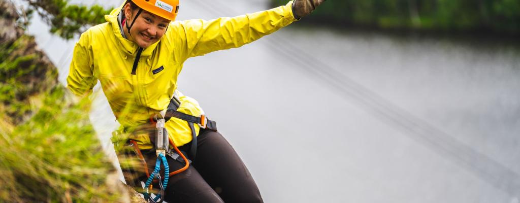 Via Ferrata - experience the Italian iron route in the mountain wall at Brekke Sluser