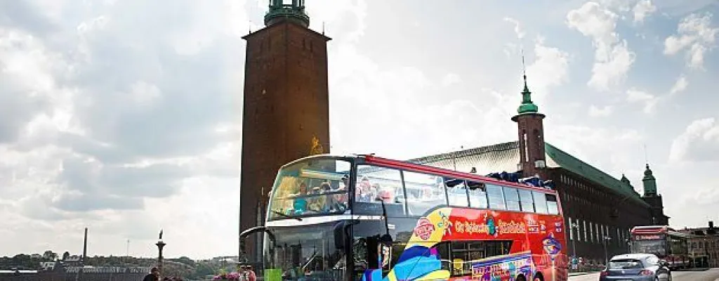 24h Hop On - Hop Off by Bus Stockholm
