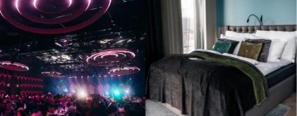 New Year's Eve show, dinner and overnight stay