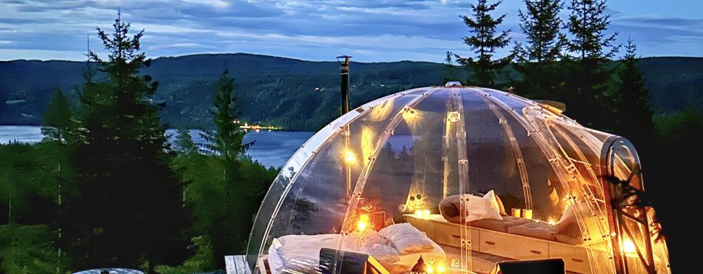 Glamping in a glass igloo – Oslo