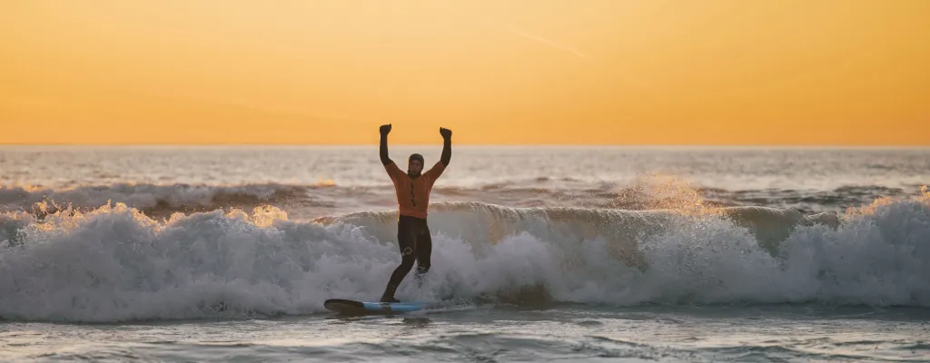 Rent surf equipment and test the waves at Borestranden in Stavanger
