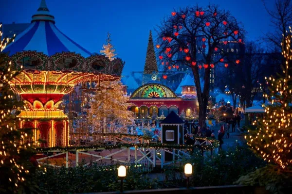 Christmas at Tivoli with Hotel, Admission and Ride Pass